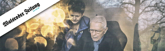 Mit der Hilfe seiner Tochter Irina Kasprick verfasste Robert Otterstätter eine Biografie über sein Leben. Artikel aus der "Walsroder Zeitung" vom 03.01.2015