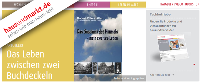 Screenshot der Webseite "hausundmarkt.de Bild zeigt einen Screenshot der Webseite "hausundmarkt.de